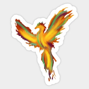 Abstract Phoenix Sticker